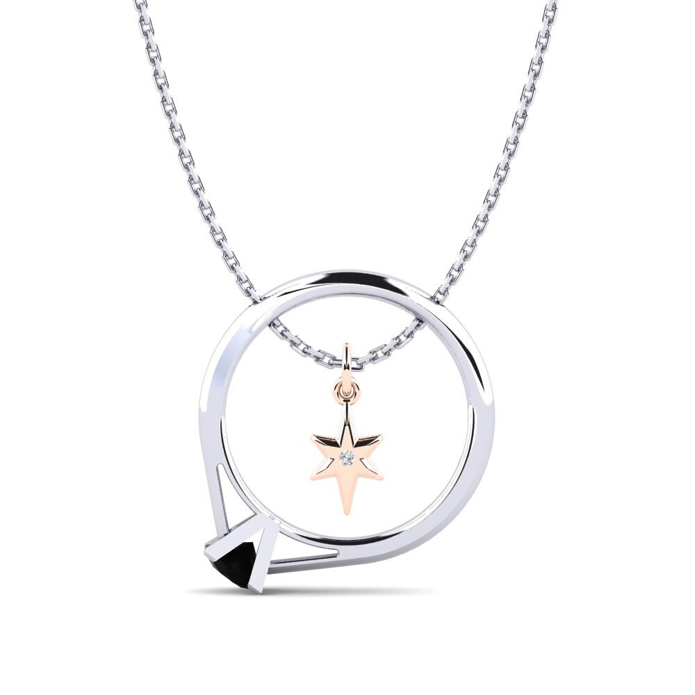 Black Sapphire Women's Necklace Defoe