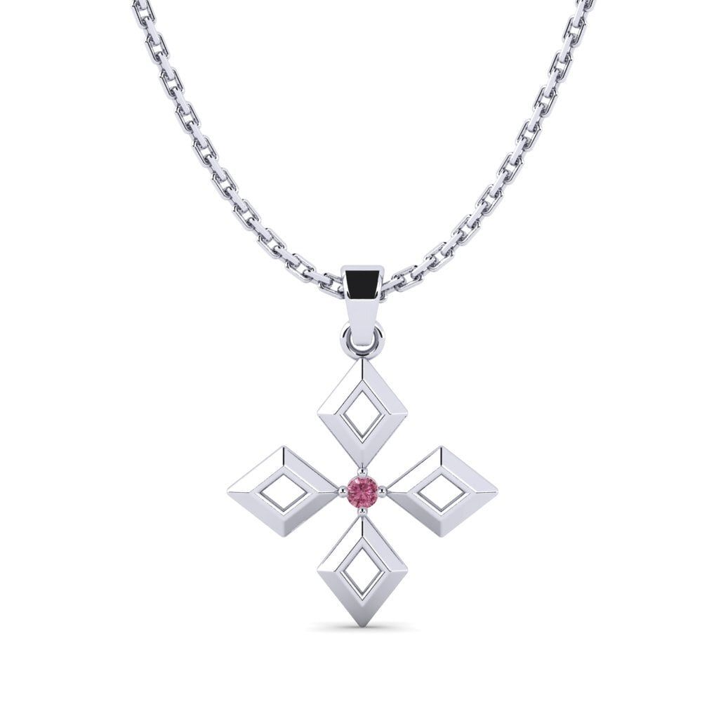 Granate Rhodolite Colgante de Mujer Deft