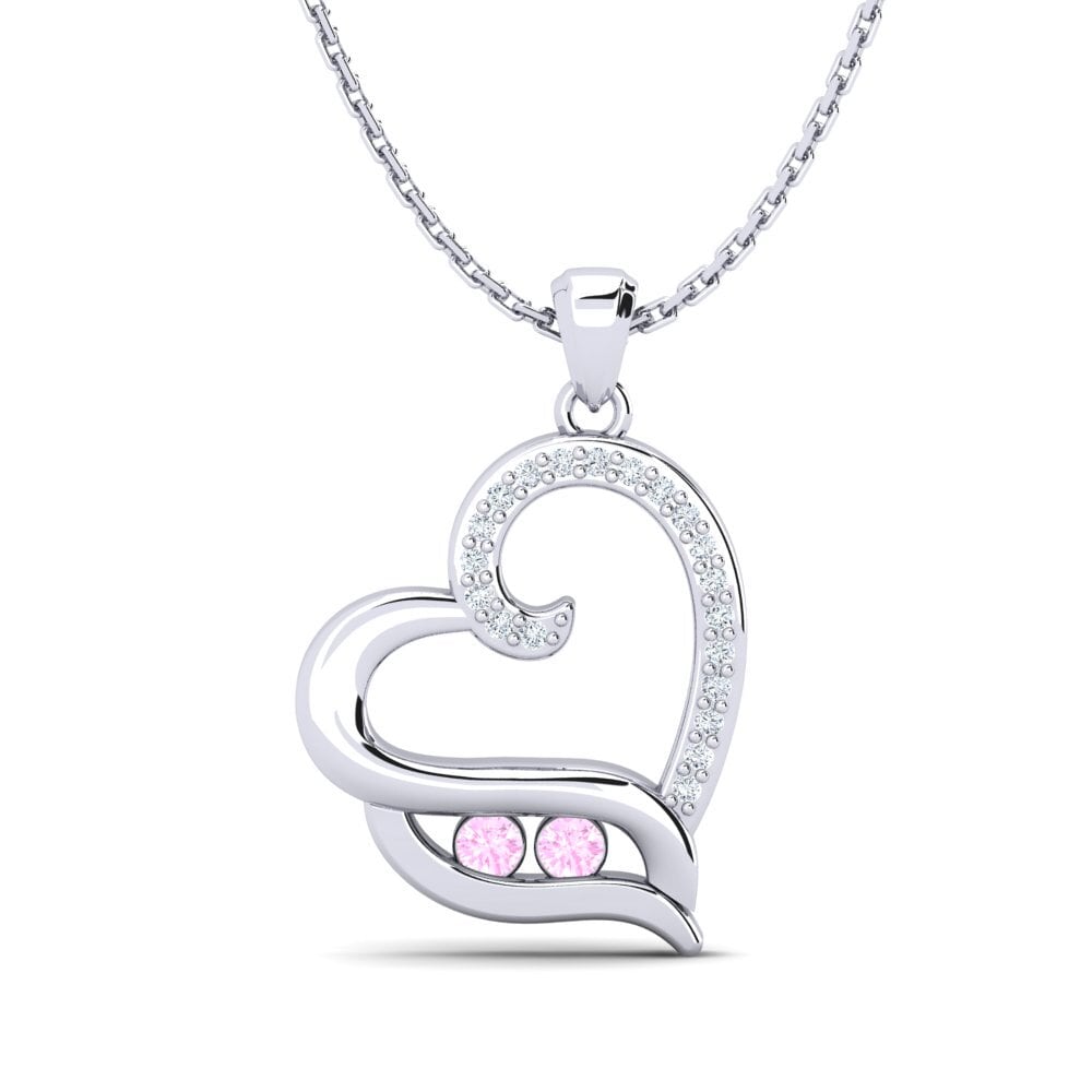 Pink Sapphire Women's Pendant Desirel