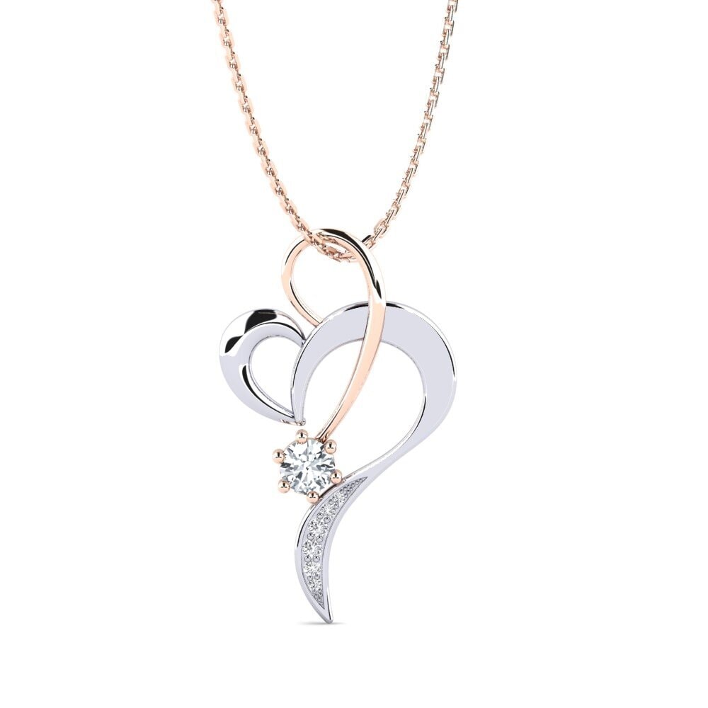 White Zircon Pendant Diacid