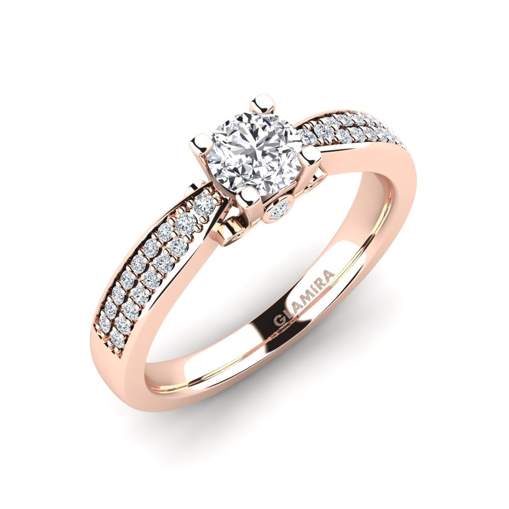 14ct Rose Gold Engagement Ring Donielle