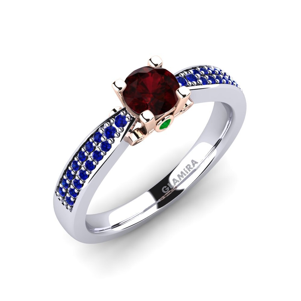 14ct White / Rose Gold Engagement Ring Donielle