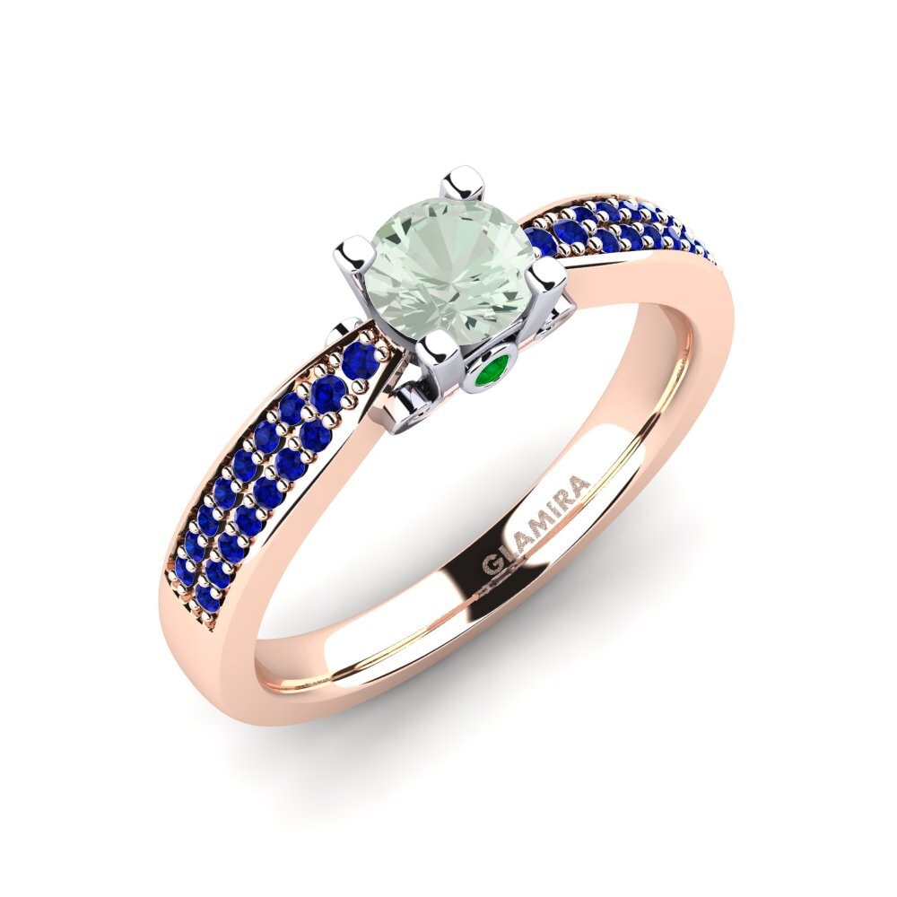 18K Rose & White Gold Engagement Ring Donielle