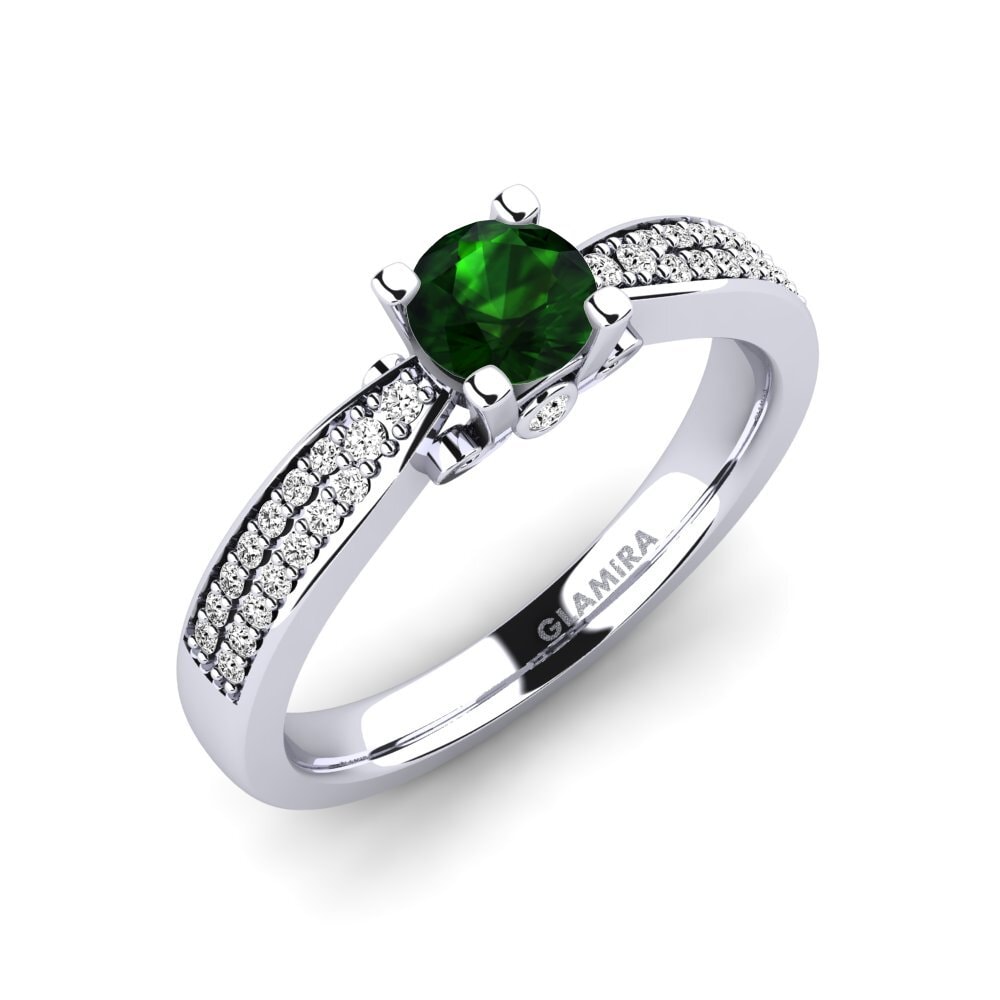 Green Tourmaline Engagement Ring Donielle
