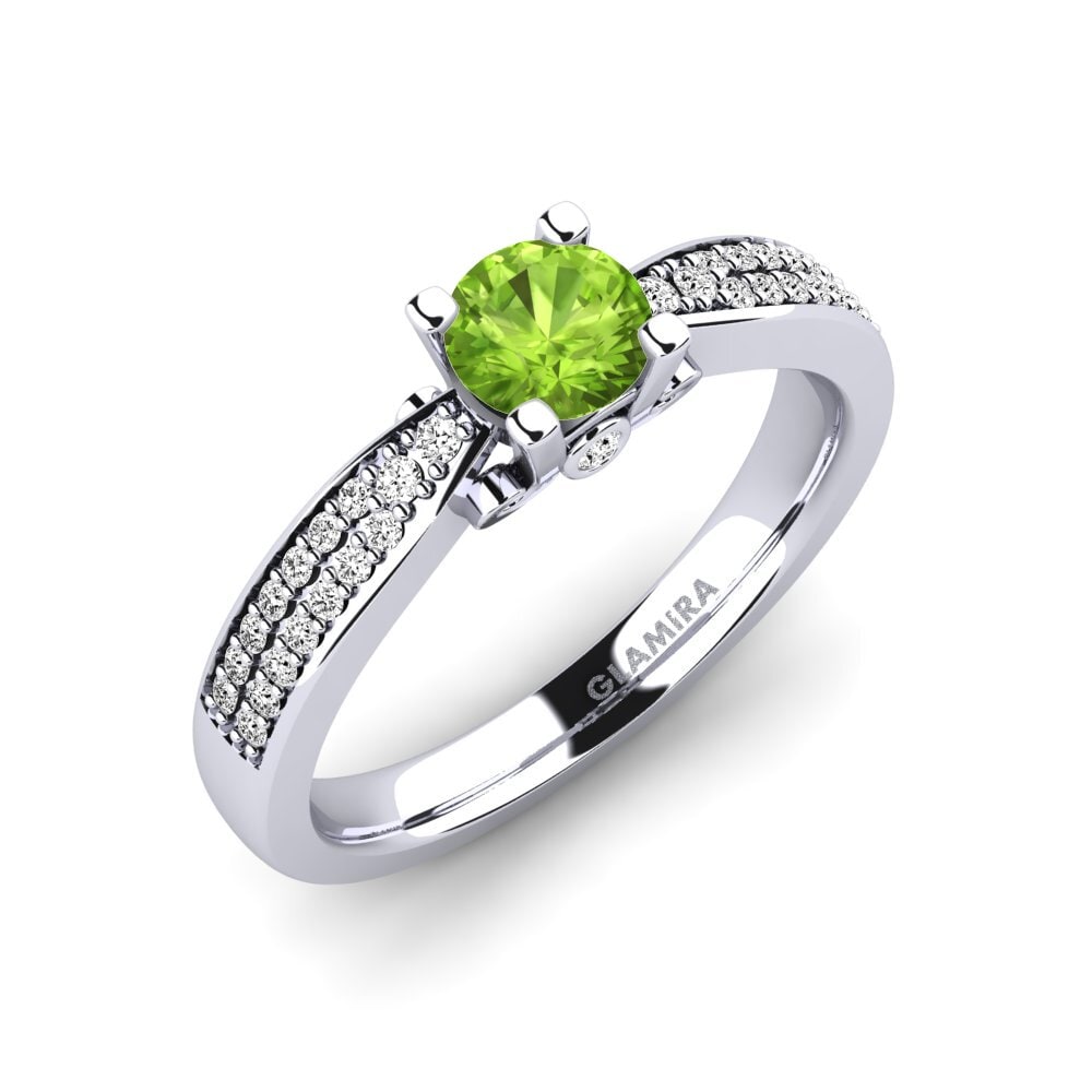 Peridoto Anillo de compromiso Donielle