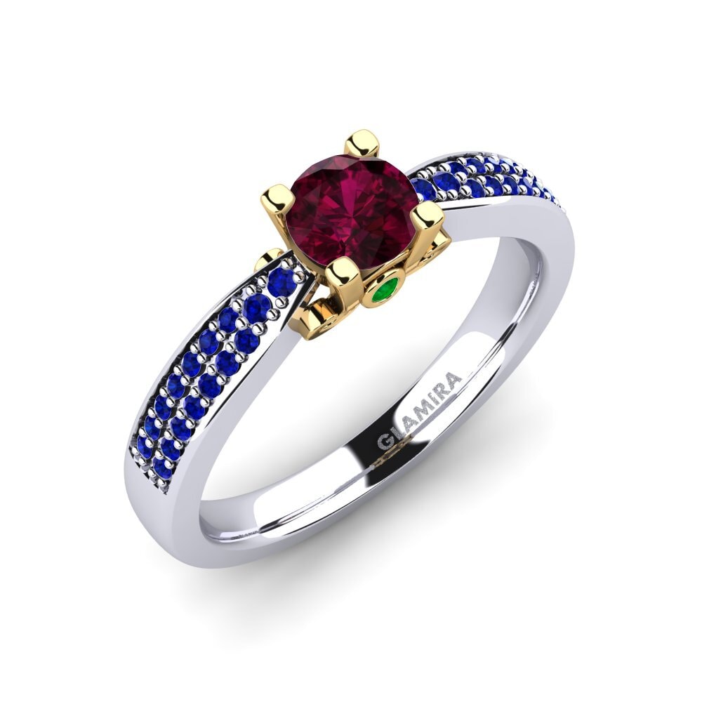 14ct White & Yellow Gold Engagement Ring Donielle