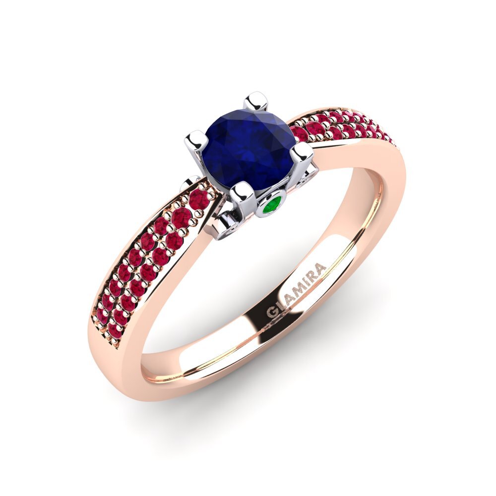 14ct Rose / White Gold Engagement Ring Donielle