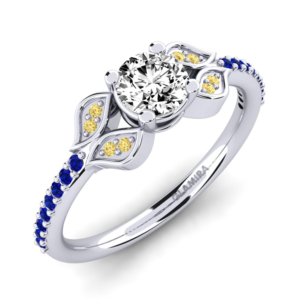 Moissanite Engagement Ring Elide