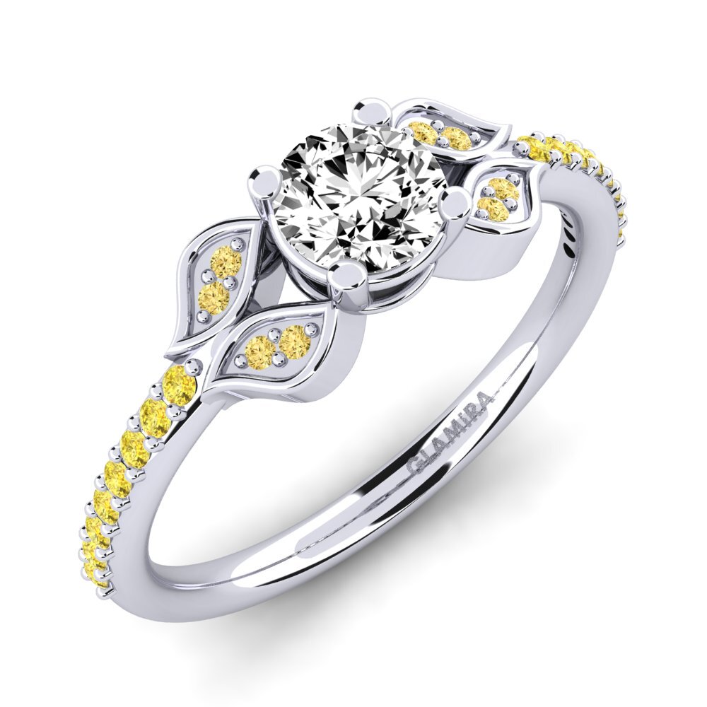 Đá Moissanite Nhẫn đính hôn Elide