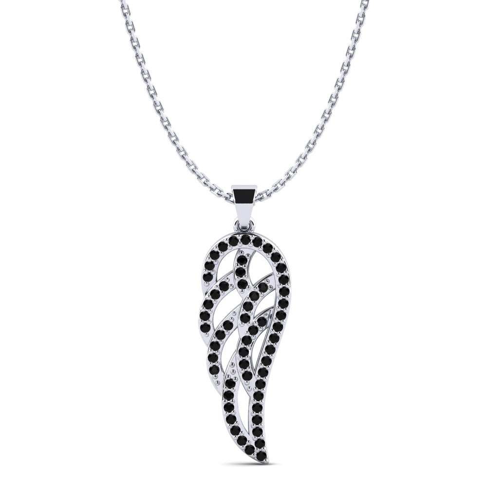 Schwarzer Onyx Damen anhänger Esselina