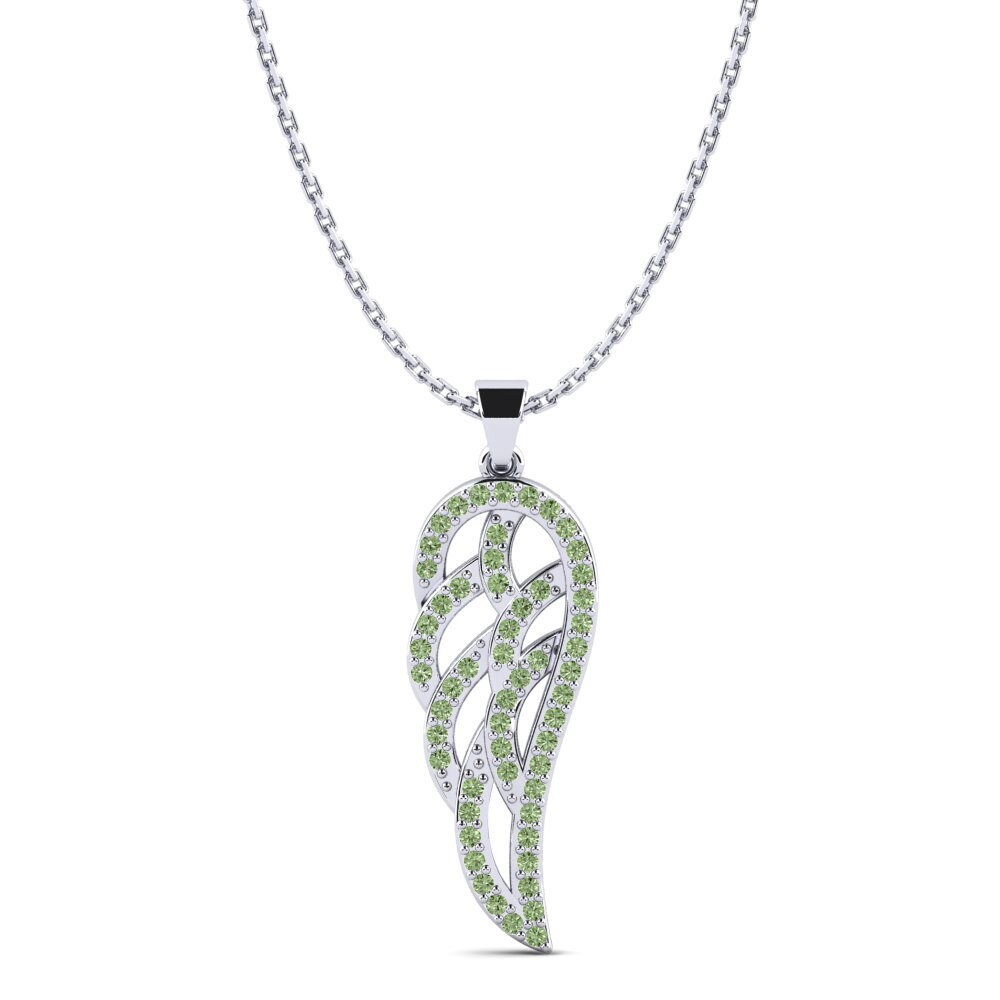 Grüner Diamant Damen anhänger Esselina