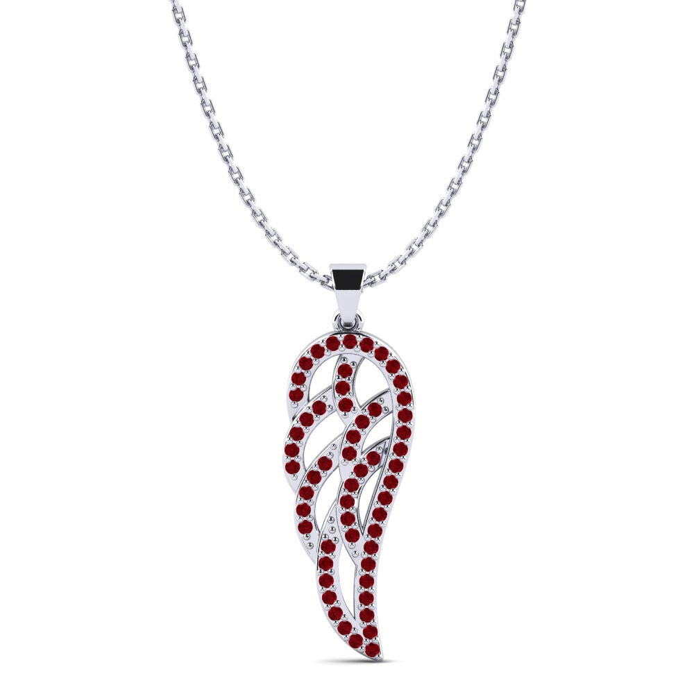 Red Zirconia Women's Pendant Esselina