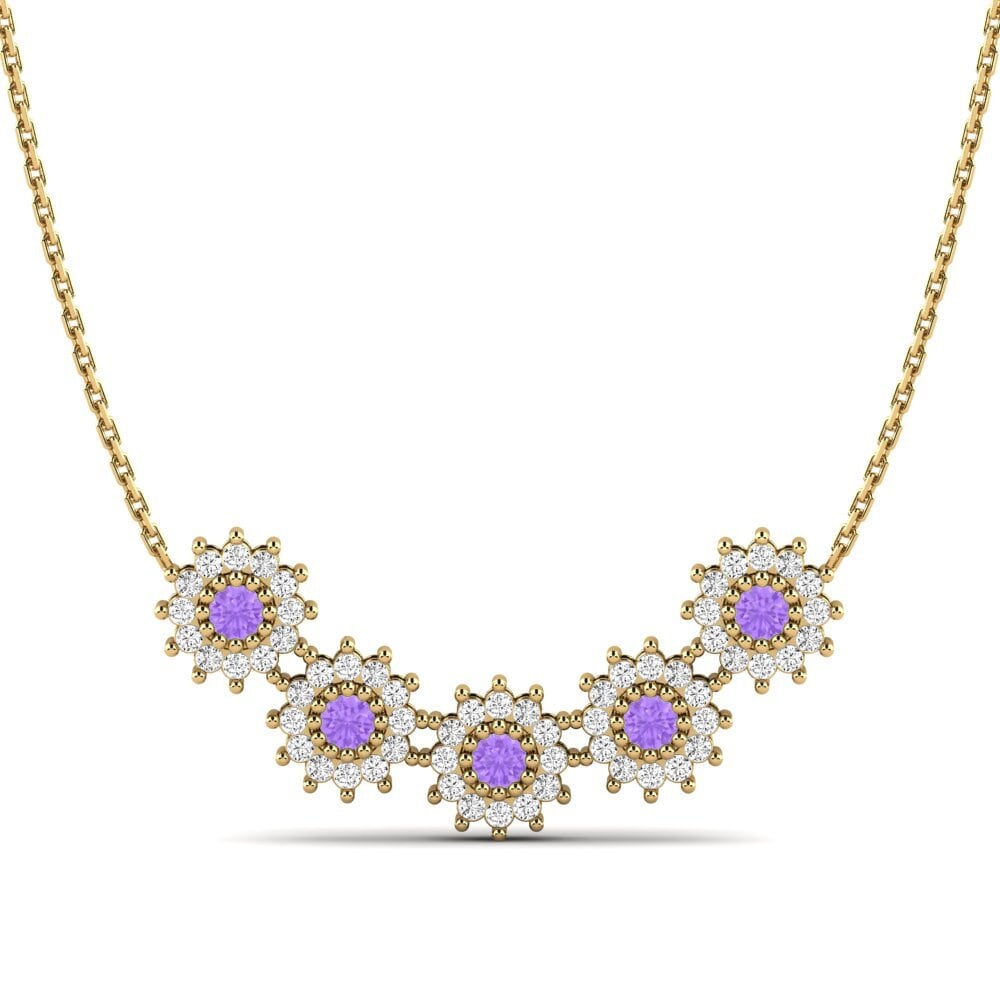 Amatista Collar de Mujer Farika