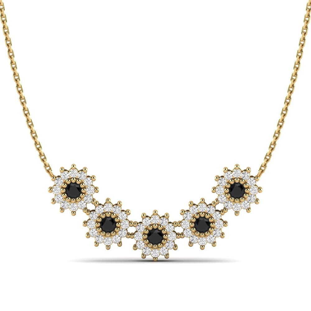 Ónix Negro Collar de Mujer Farika
