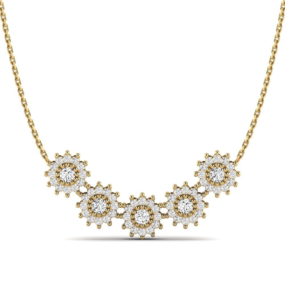 Moissanita Collar de Mujer Farika
