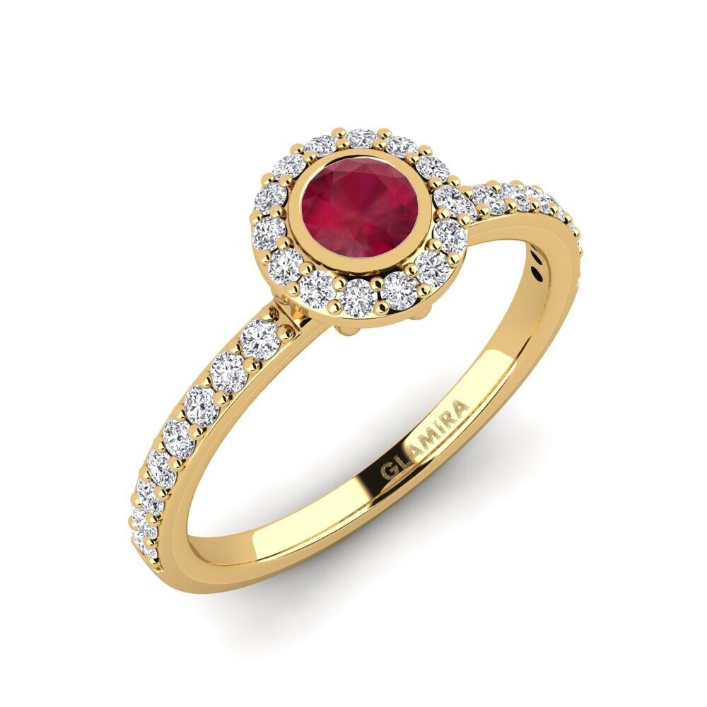 14ct Yellow Gold Engagement Ring Fegolasens