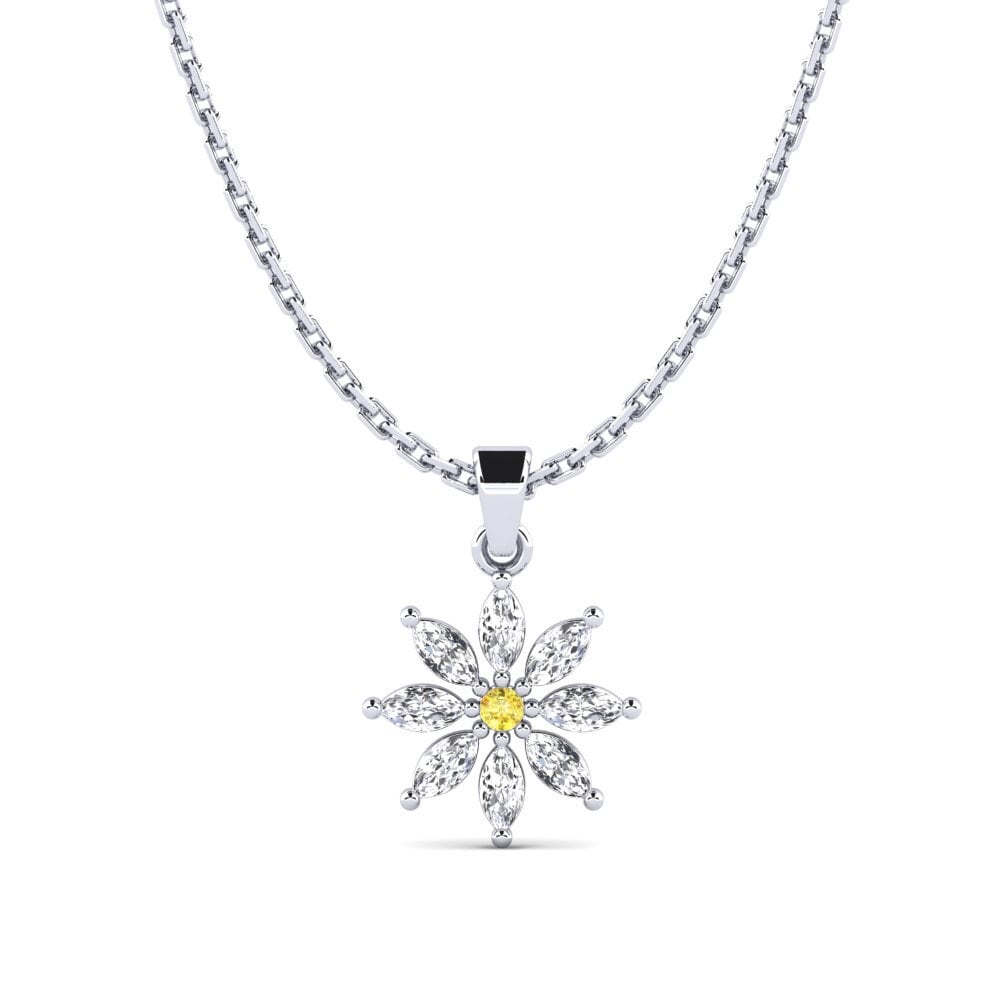 Yellow Sapphire Pendant Fennel