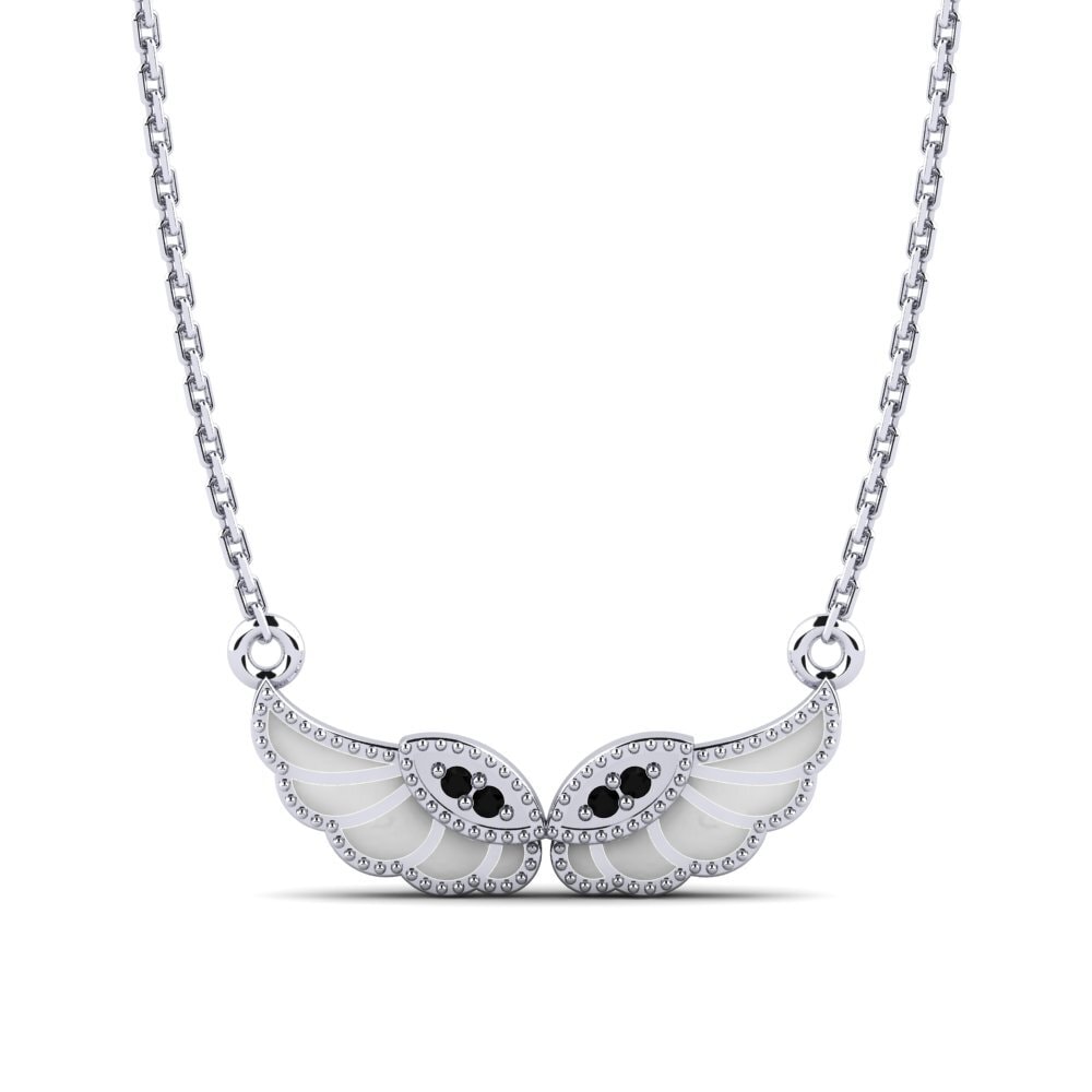 Schwarzer Onyx Damen halskette Filomena
