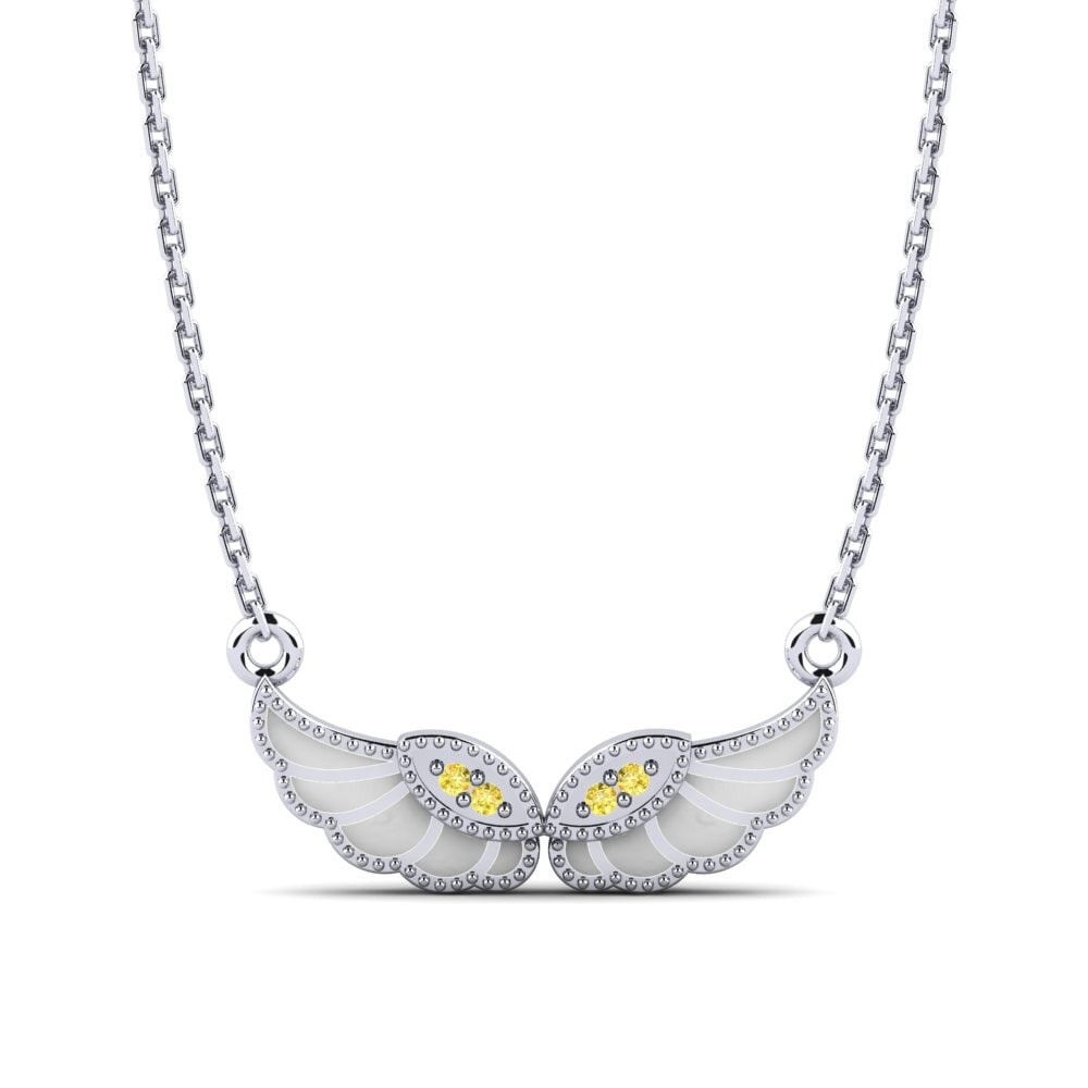 Yellow Sapphire Women's Necklace Filomena