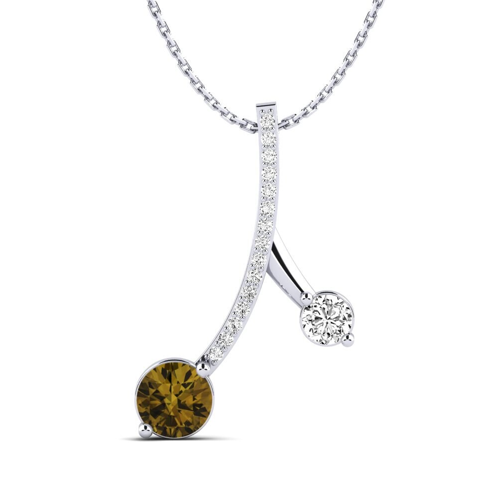 Brown Zircon Pendant Flede