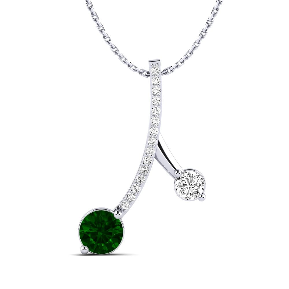 Green Tourmaline Women's Pendant Flede