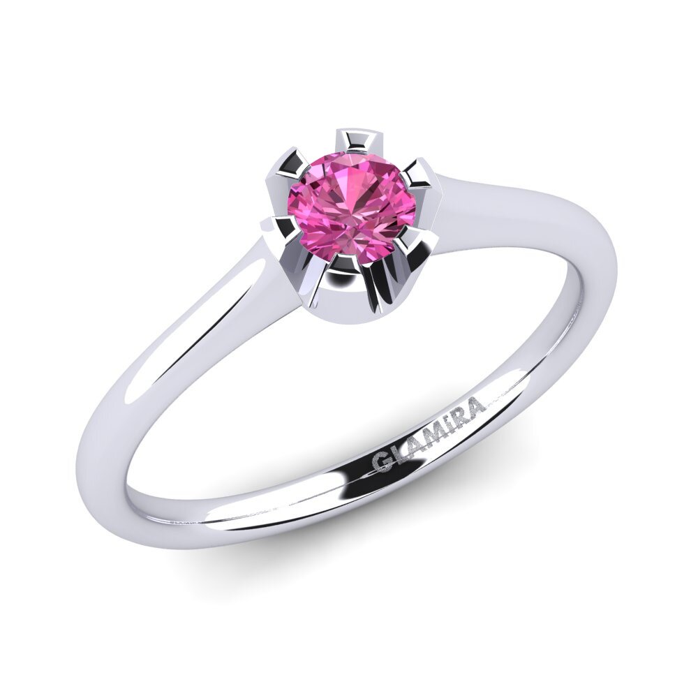 Pink Topaz Engagement Ring Galilea