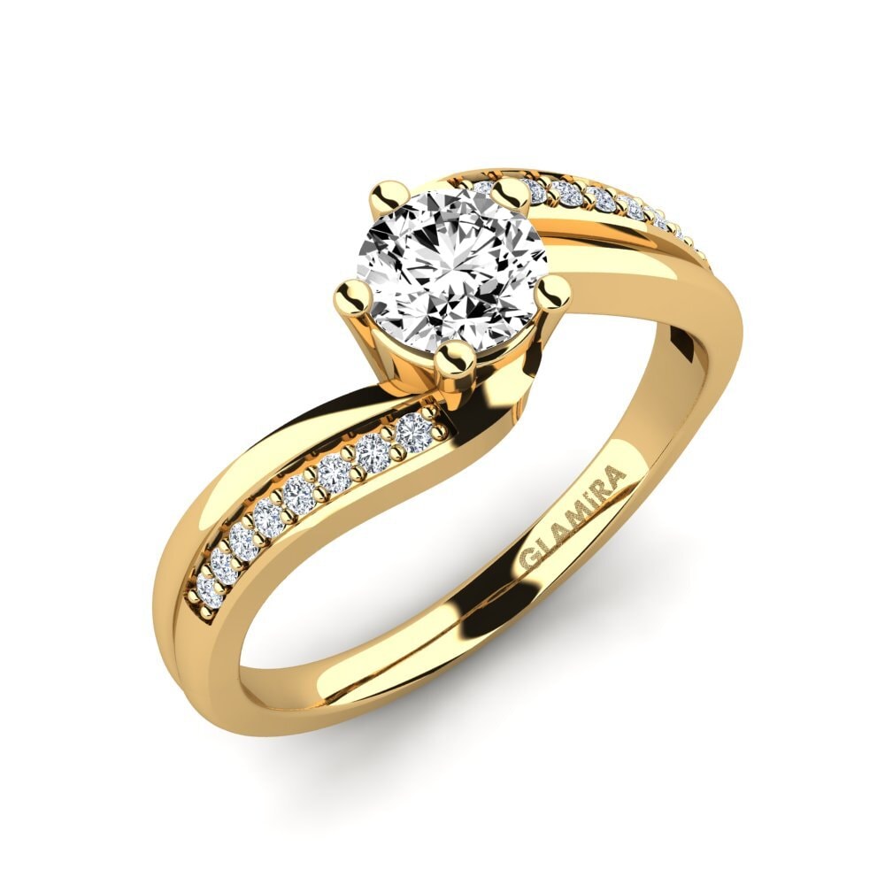 Moissanita Anillo de compromiso Gardenia 0.5 crt