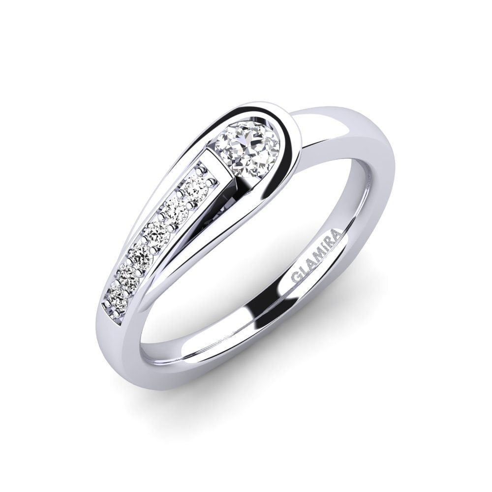Moissanite Engagement Ring Genifer