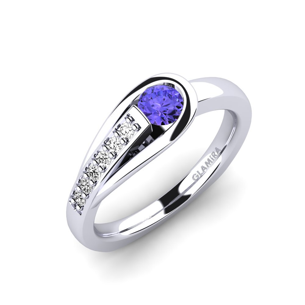 Tanzanite Engagement Ring Genifer 0.25 crt