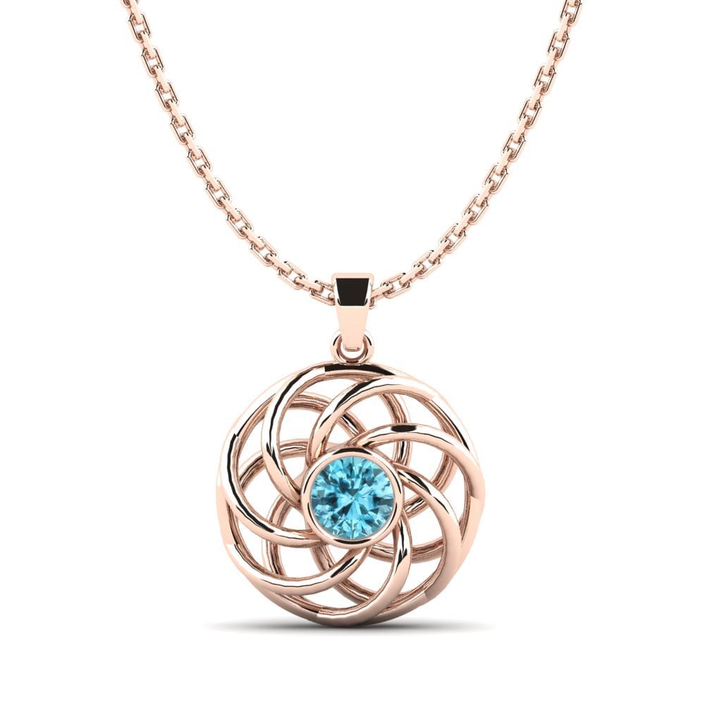 Blue Zircon Women's Pendant Glady