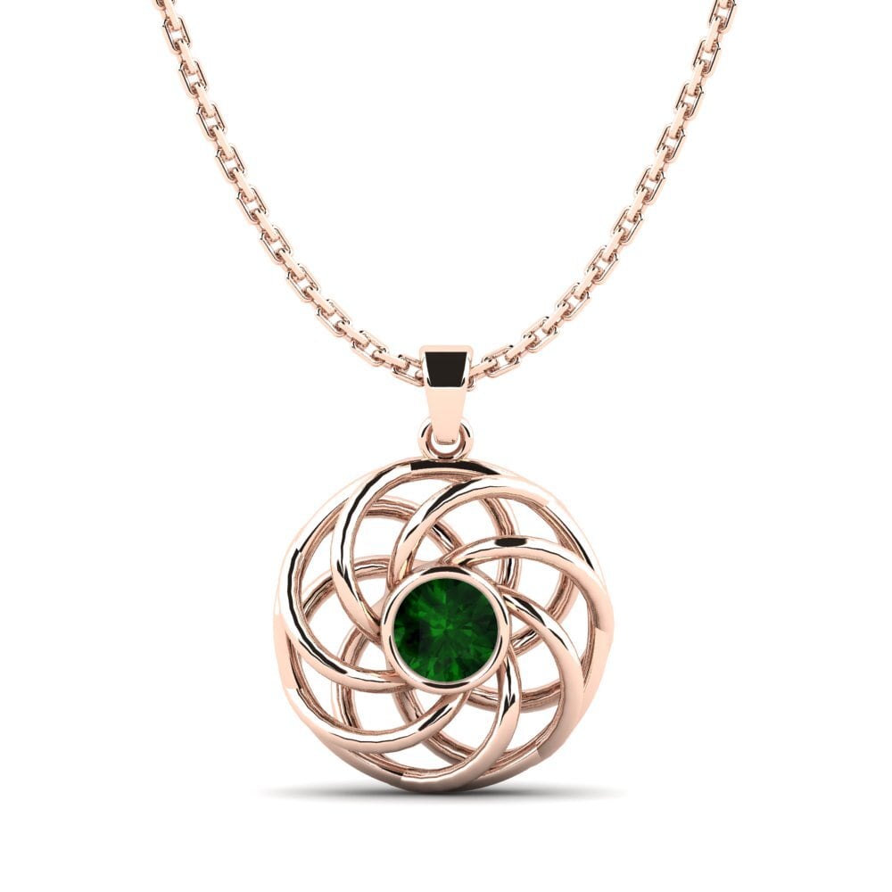 Green Tourmaline Women's Pendant Glady