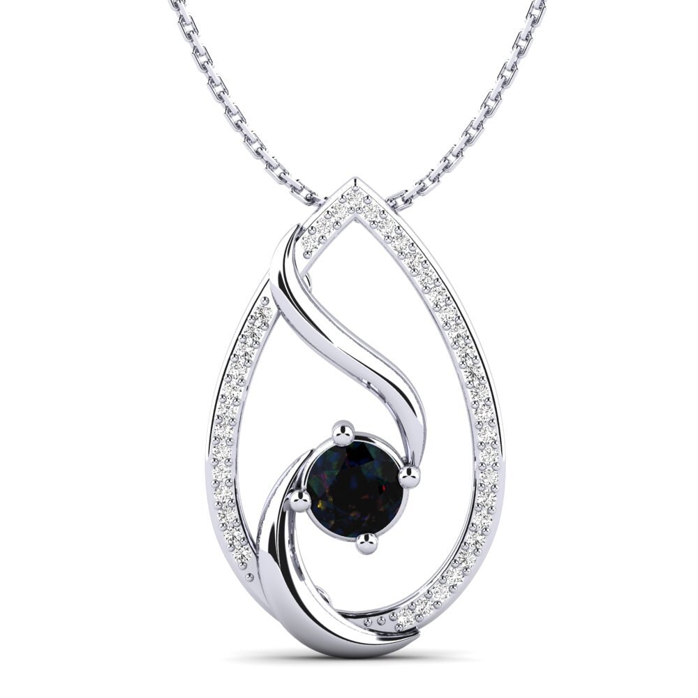 Opalo Negro Colgante de Mujer Gotzone