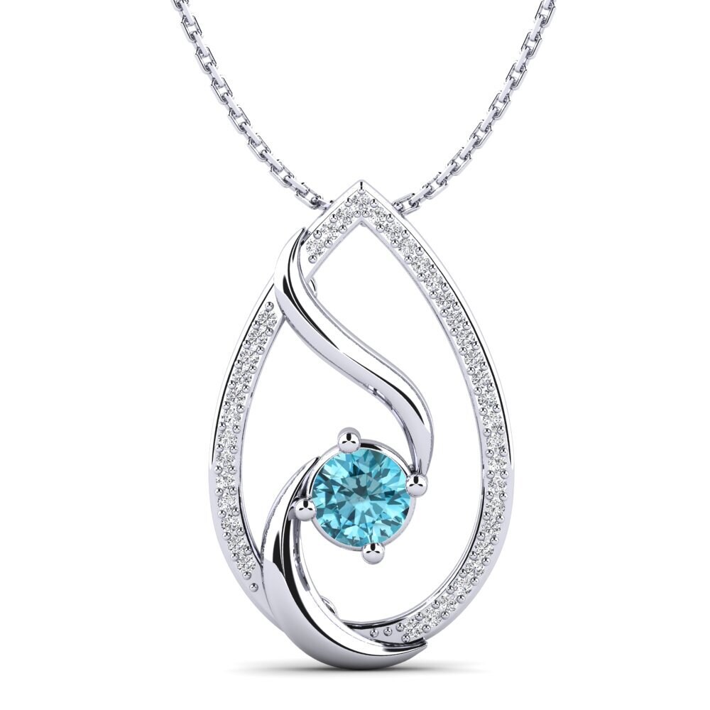 Blue Zircon Women's Pendant Gotzone