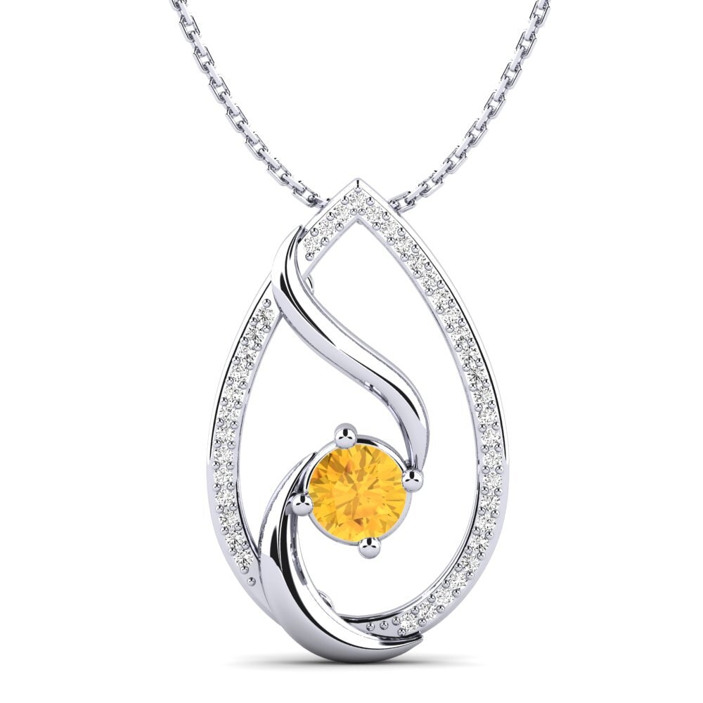 Citrine Pendentif pour femme Gotzone