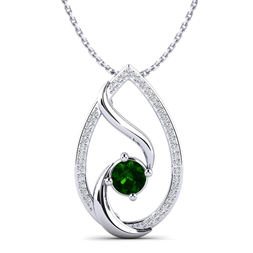 Green Tourmaline Women's Pendant Gotzone