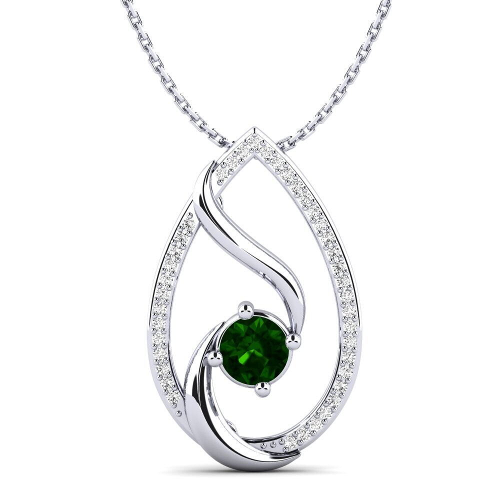 Green Tourmaline Women's Pendant Gotzone