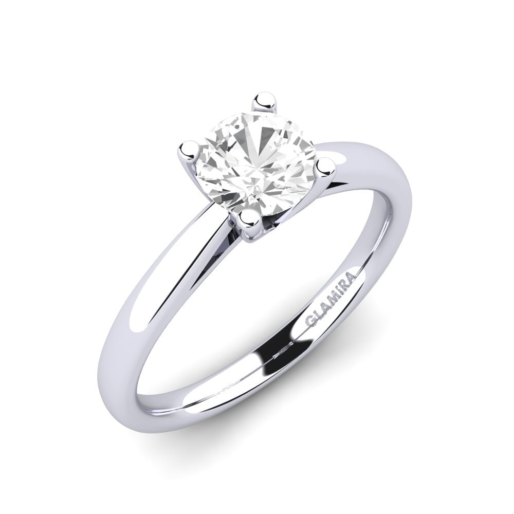 White sapphire Engagement Ring Grace 1.0crt