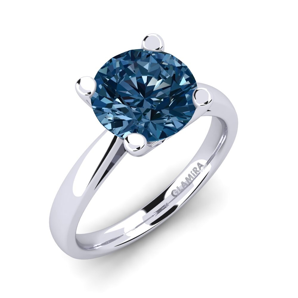 Blue Diamond Engagement Ring Grace 3.0crt