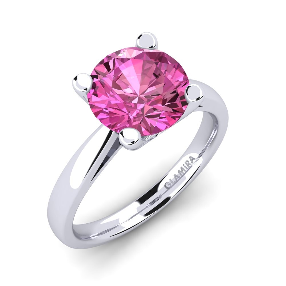 Pink Topaz Engagement Ring Grace 3.0crt