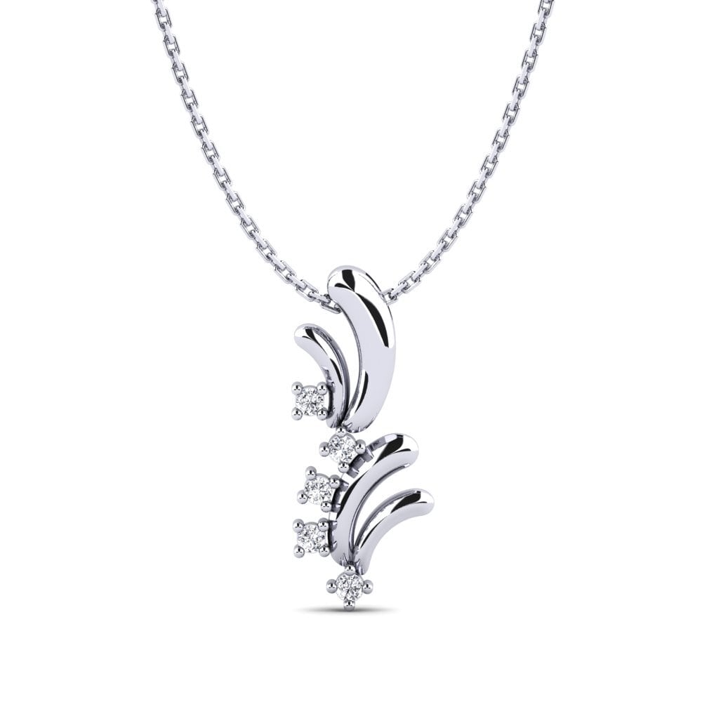 Platine 950 Pendentif pour femme Hallete