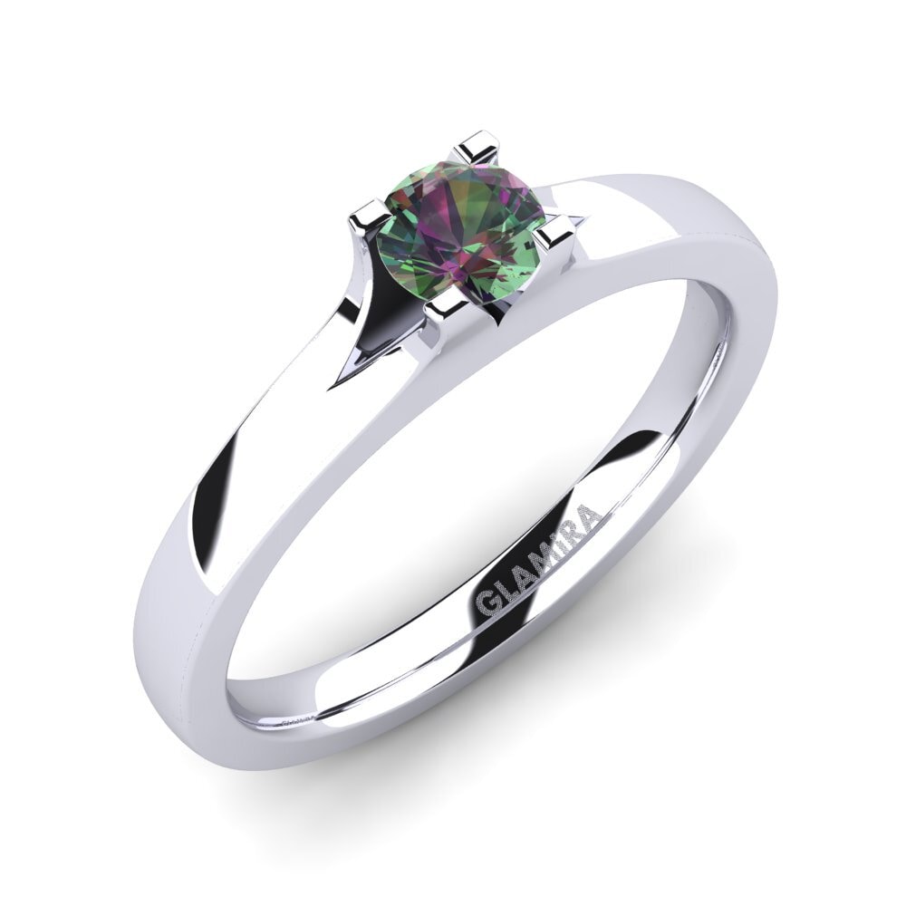 Mystisk Topas Forlovelsesring Henrietta