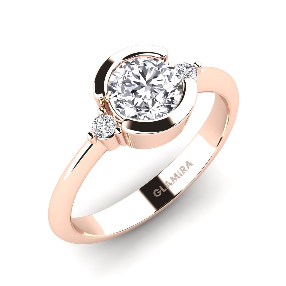Oro Rosso 585 Anello di fidanzamento Iselin