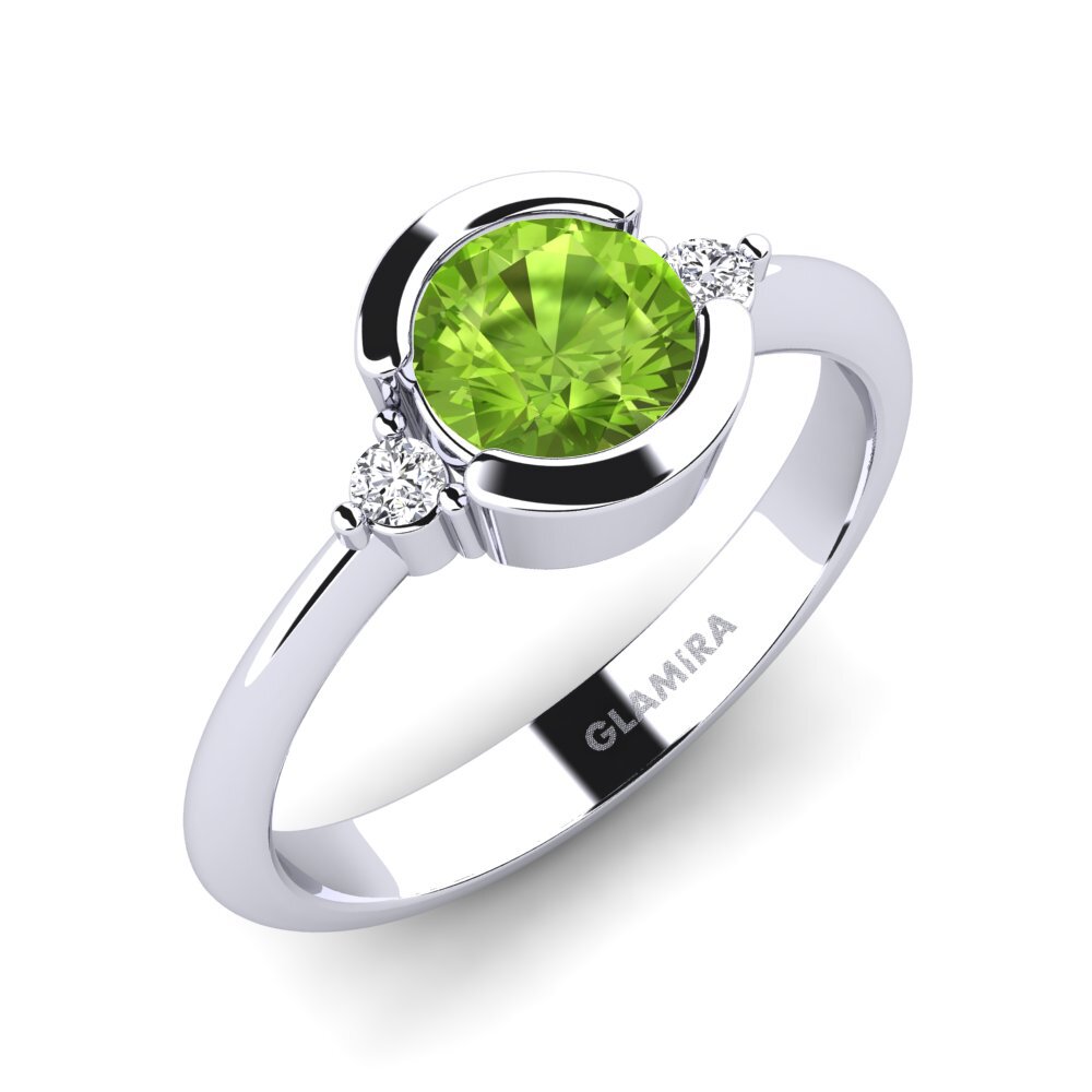 Peridot Engagement Ring Iselin