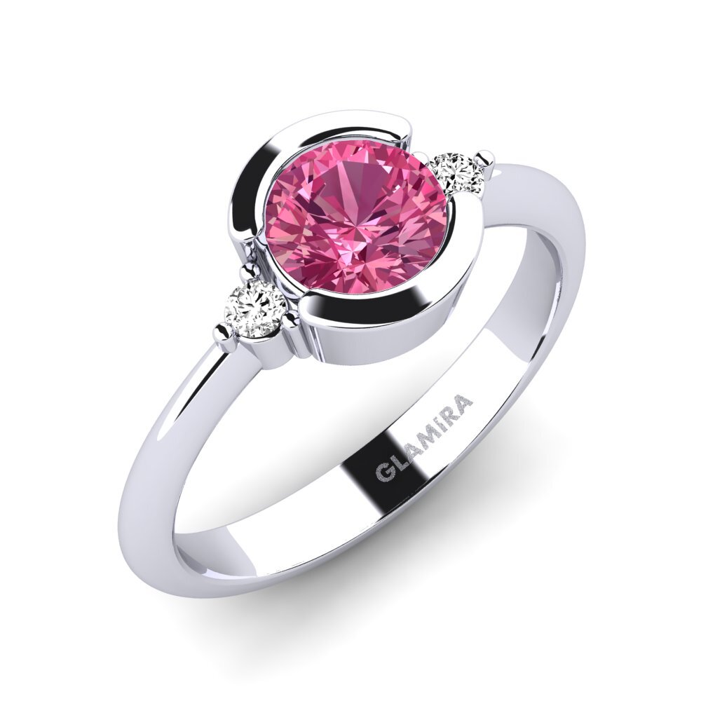 Rosa Turmalin Verlobungsring Iselin