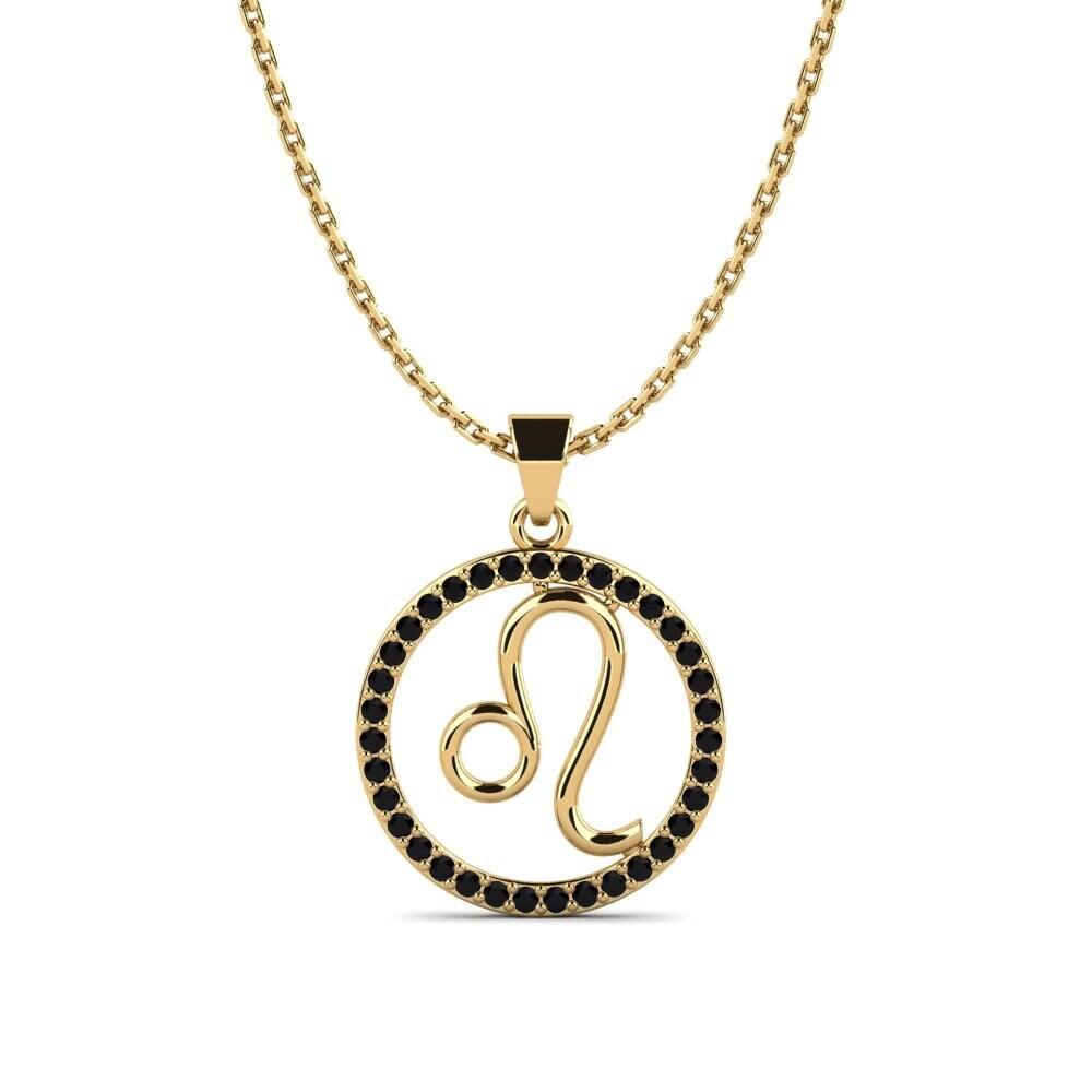 Black Sapphire Women's Pendant Jolyn Leo