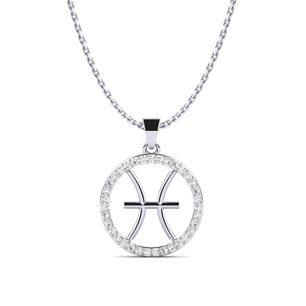 Moissanita Colgante de Mujer Jolyn Pisces