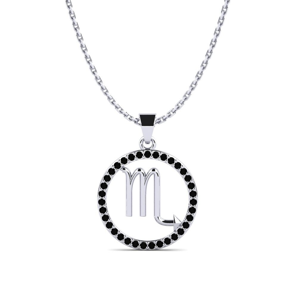 Ónix Negro Colgante de Mujer Jolyn Scorpio