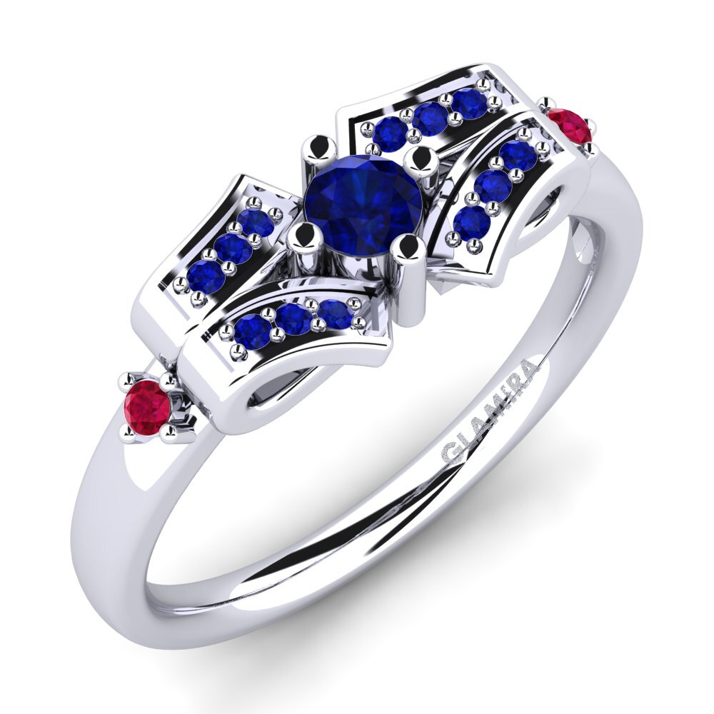 Zafiro Anillo de compromiso Jueves