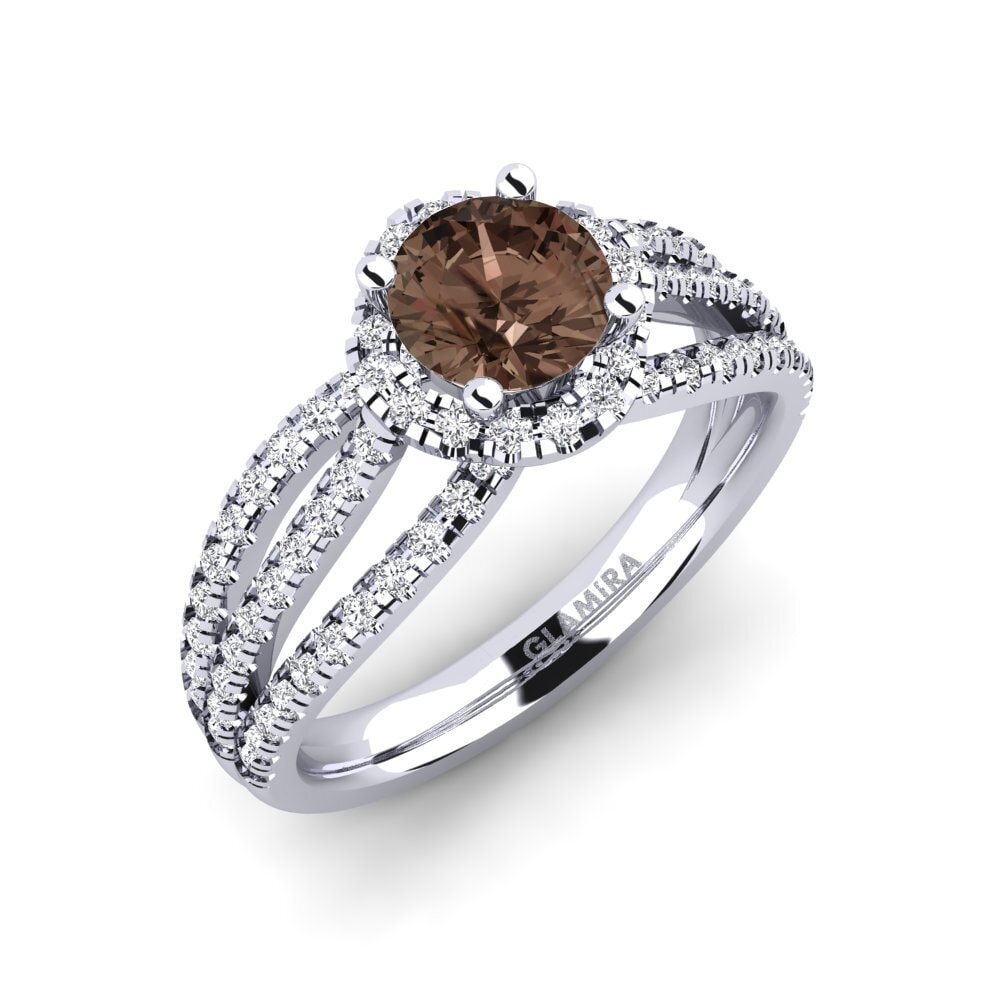 Smoky Quartz Engagement Ring Karla