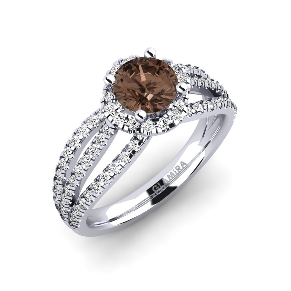 Quarzo Fumé Anello di fidanzamento Karla